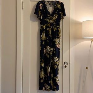 Floral jumpsuit